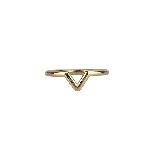 Perfect 'V' | Ring | Gold