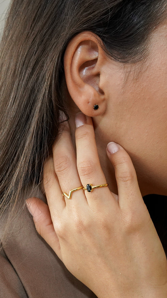 Perfect 'V' | Ring | Goud