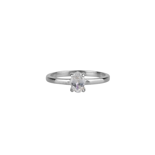 It's a Stone Thing | Ring | Zilver Zirkonia
