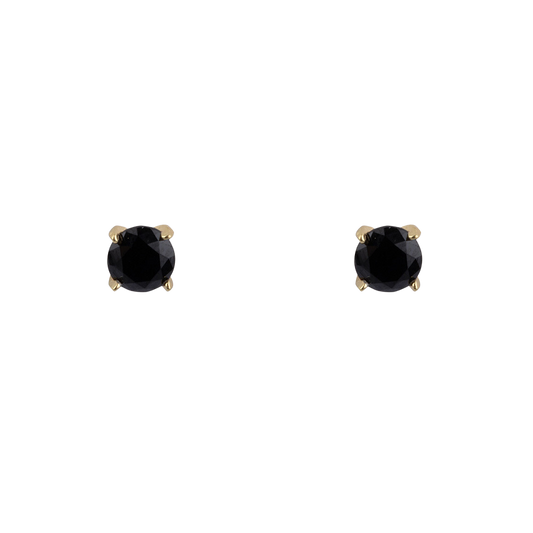 It's a Stone Thing | Earstud Small | Gold Zircon