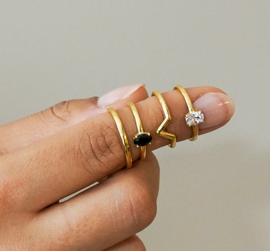 It's a Stone Thing | Ring | Goud Zirkonia